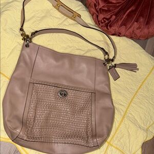 Coach Park Woven Leather Hobo (F23931),
Piper Tan